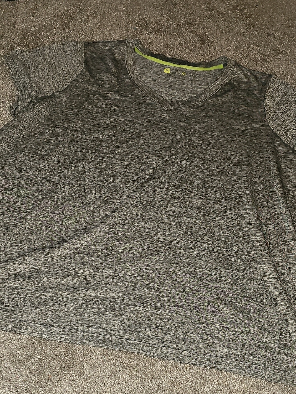 T4🔹️Xersion Gray Heather Fitness Tee